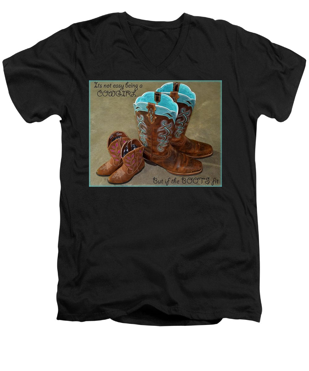 It's Not Easy Being s Cowgirl - Men's V-Neck T-Shirt