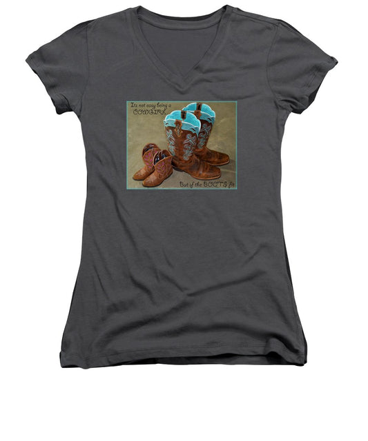 It's Not Easy Being s Cowgirl - Women's V-Neck
