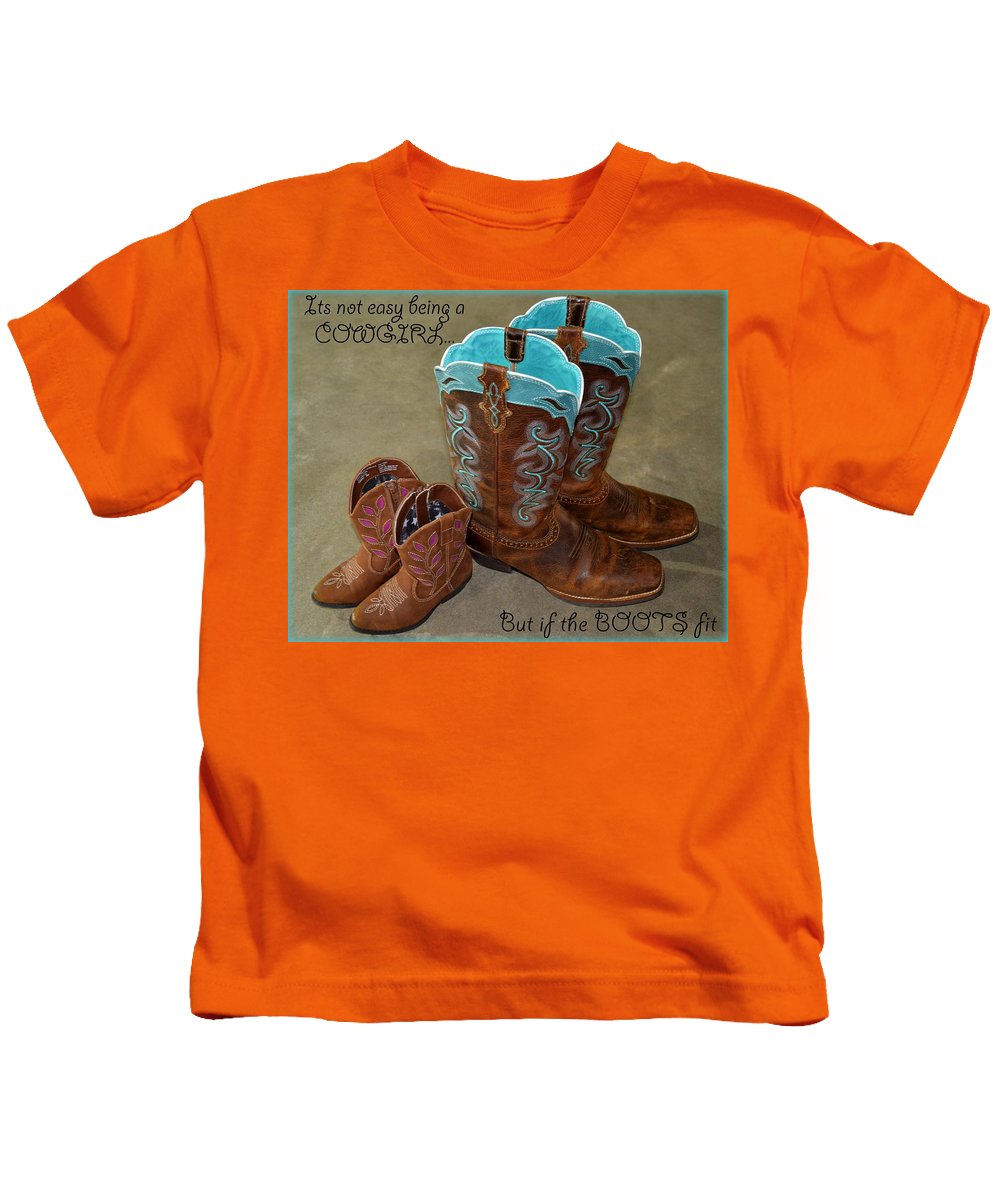 It's Not Easy Being s Cowgirl - Kids T-Shirt