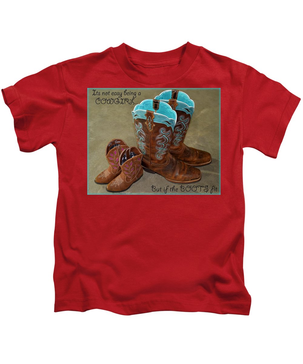 It's Not Easy Being s Cowgirl - Kids T-Shirt