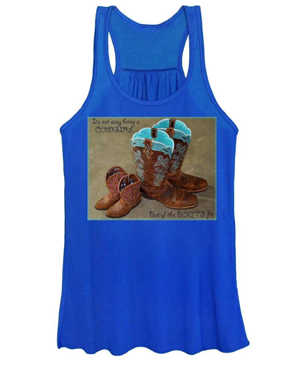 It's Not Easy Being s Cowgirl - Women's Tank Top