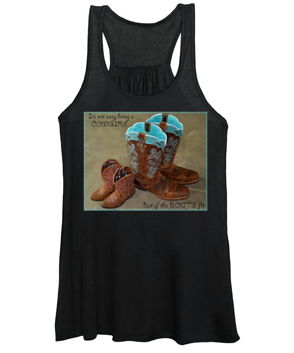 It's Not Easy Being s Cowgirl - Women's Tank Top