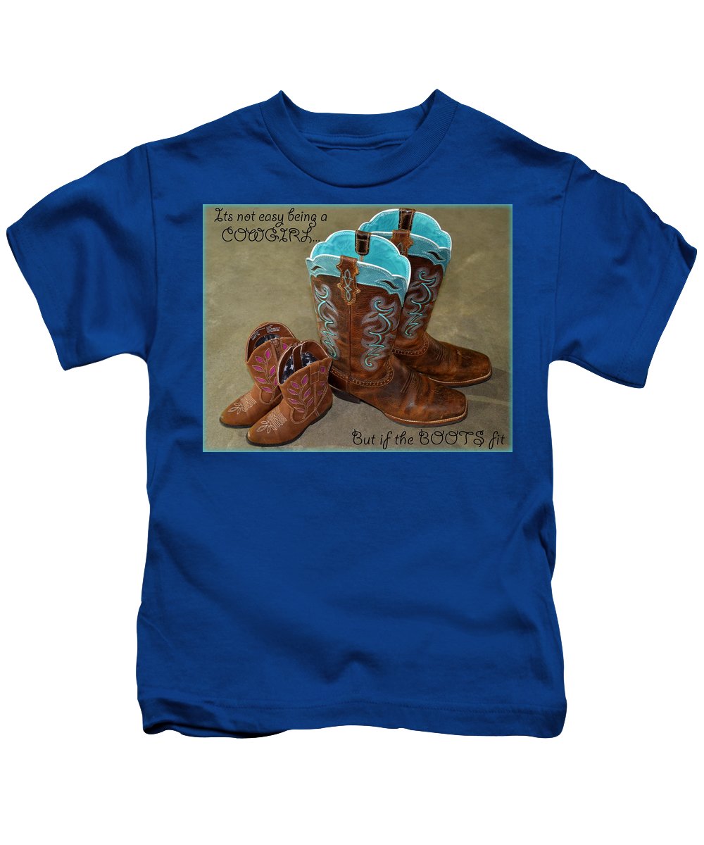 It's Not Easy Being s Cowgirl - Kids T-Shirt