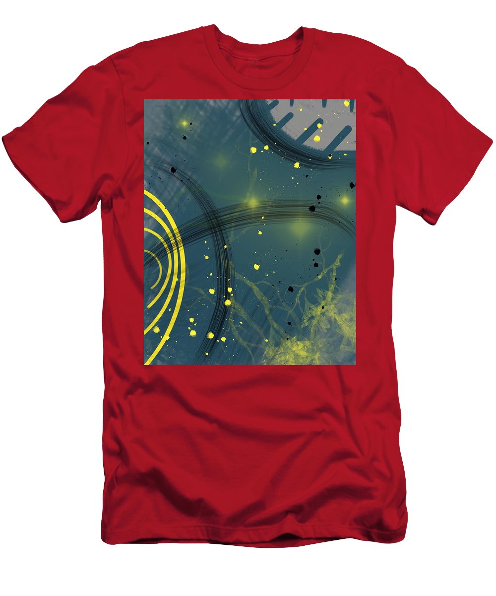 Jaune Abstrait - T-Shirt