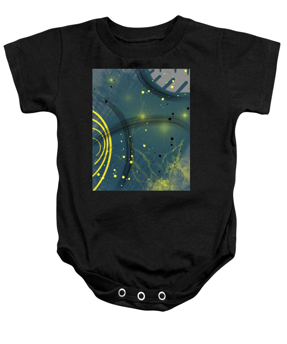 Jaune Abstrait - Baby Onesie