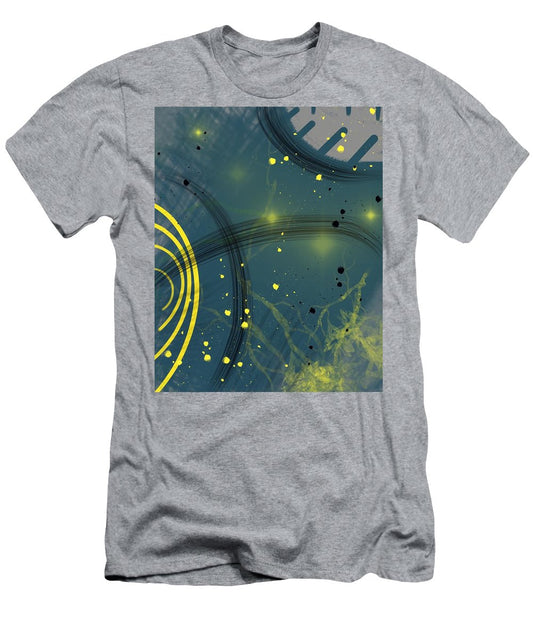 Jaune Abstrait - T-Shirt