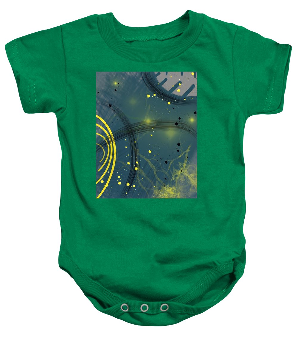 Jaune Abstrait - Baby Onesie