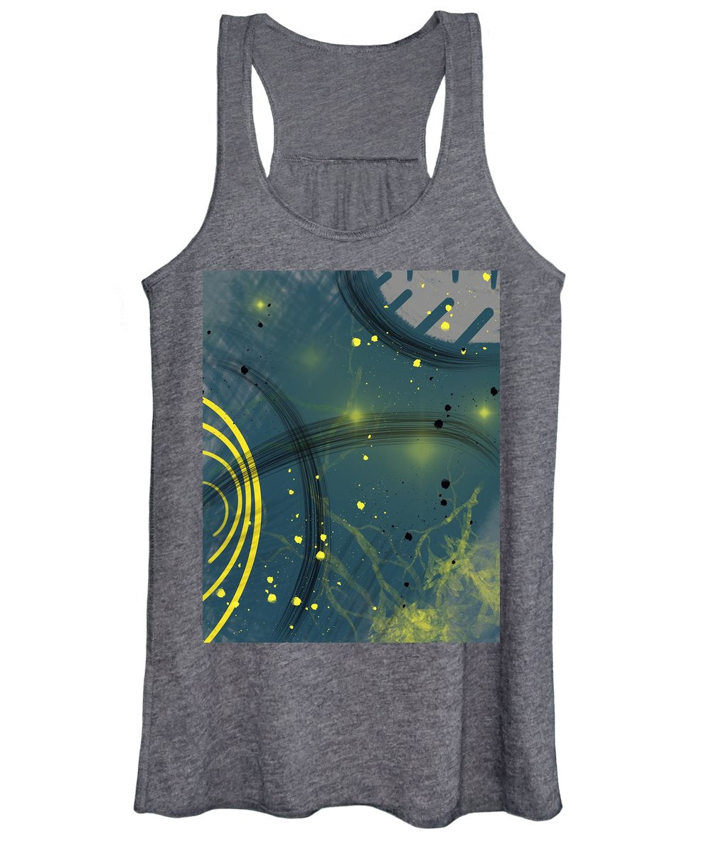 Jaune Abstrait - Women's Tank Top