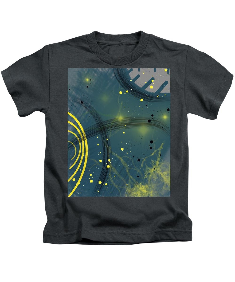 Jaune Abstrait - Kids T-Shirt