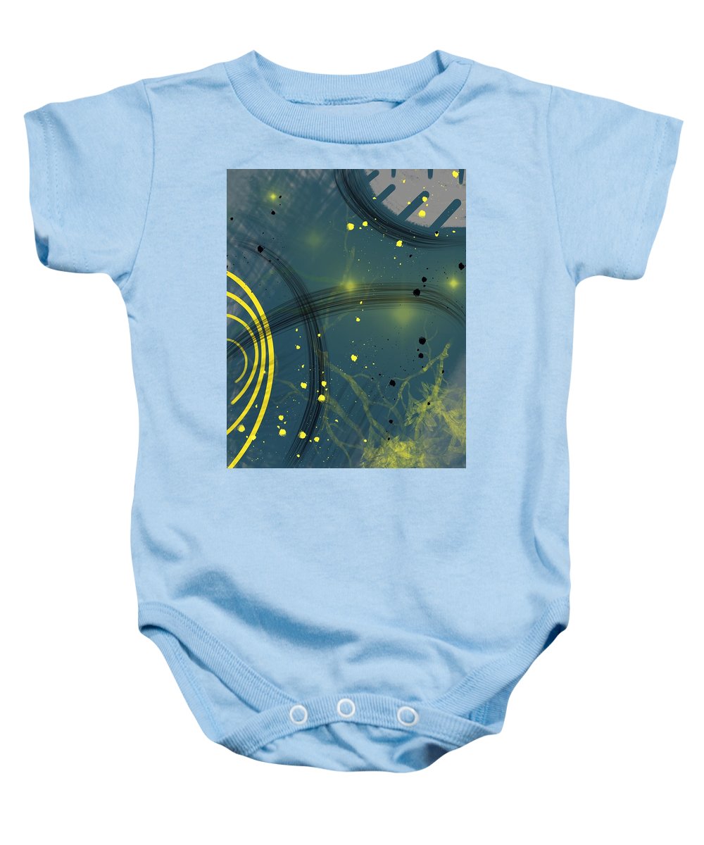 Jaune Abstrait - Baby Onesie