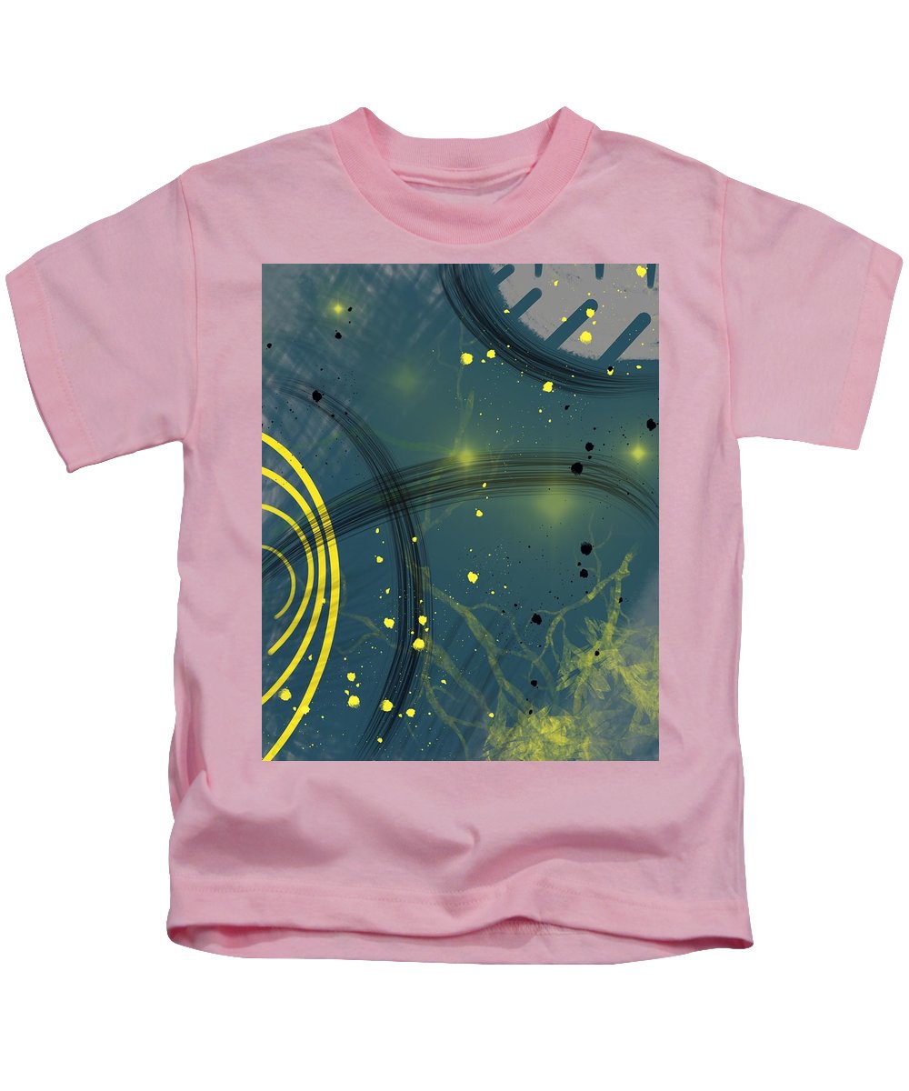 Jaune Abstrait - Kids T-Shirt