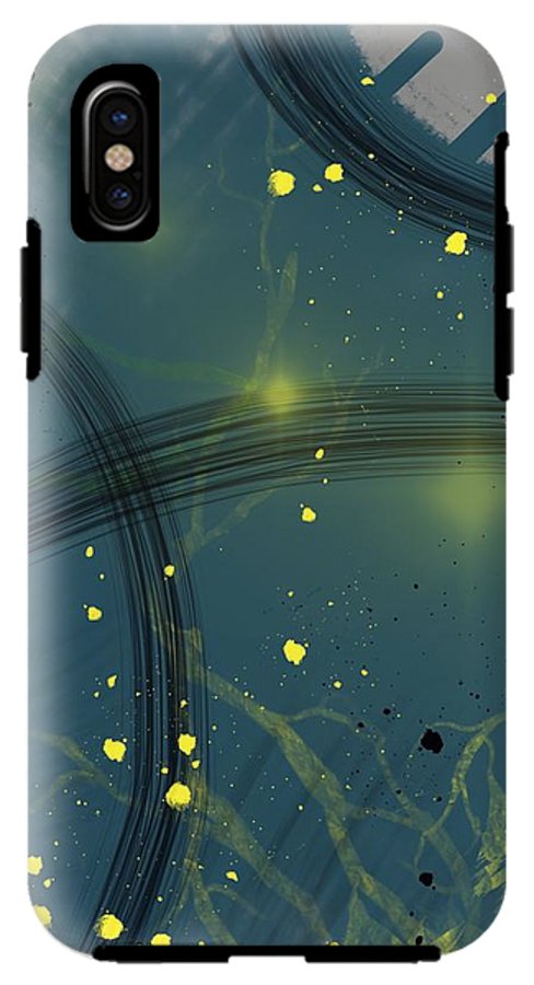 Jaune Abstrait - Phone Case