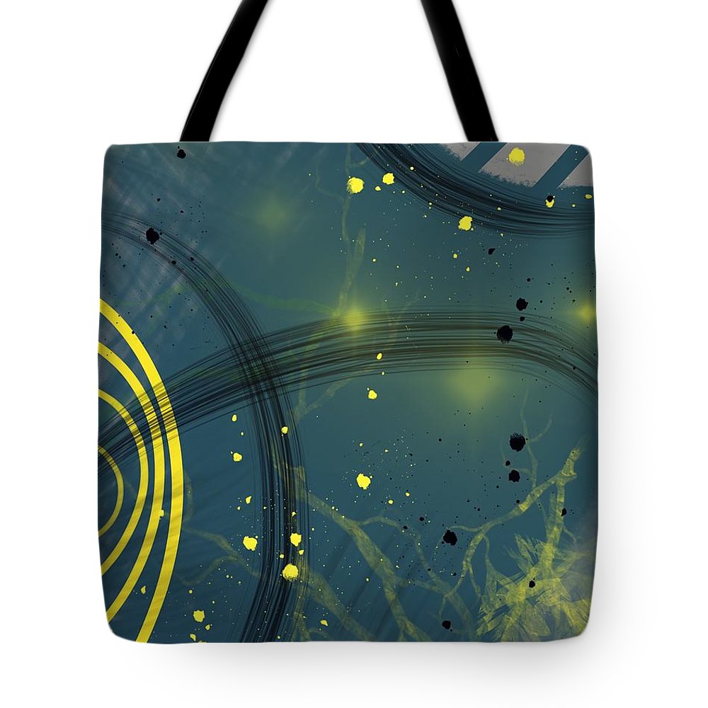 Jaune Abstrait - Tote Bag