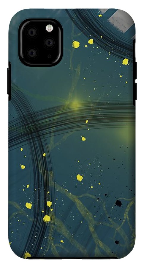 Jaune Abstrait - Phone Case