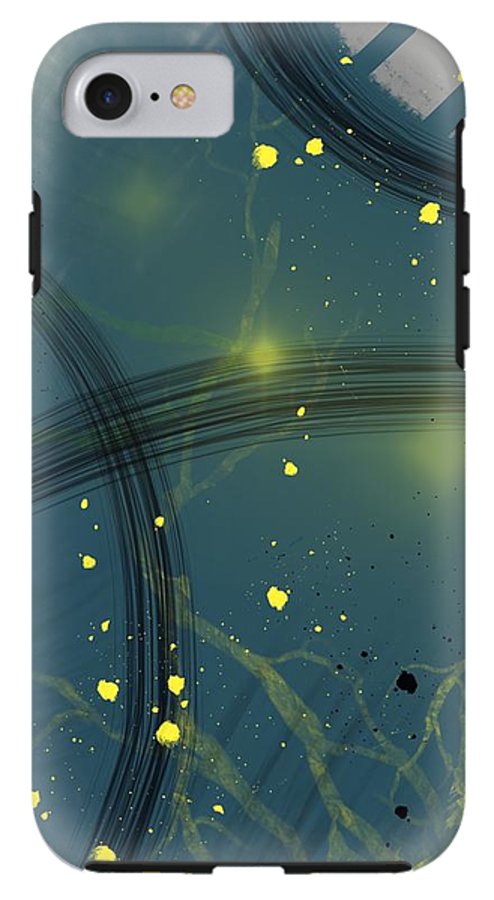 Jaune Abstrait - Phone Case