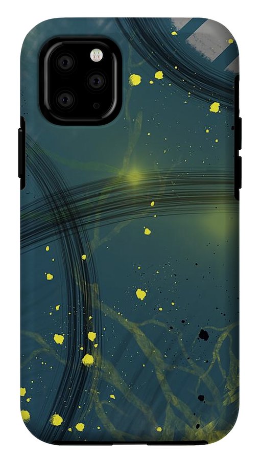 Jaune Abstrait - Phone Case