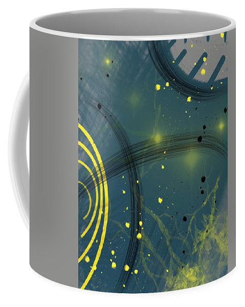 Jaune Abstrait - Mug
