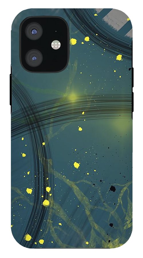 Jaune Abstrait - Phone Case