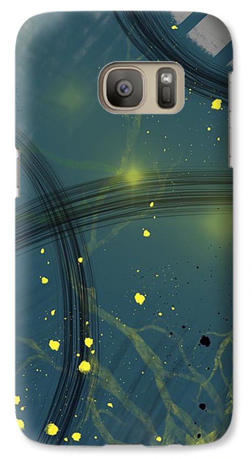 Jaune Abstrait - Phone Case