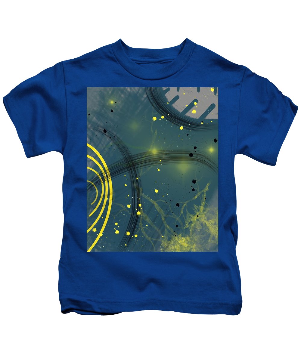 Jaune Abstrait - Kids T-Shirt