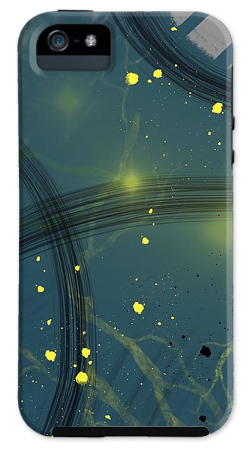 Jaune Abstrait - Phone Case