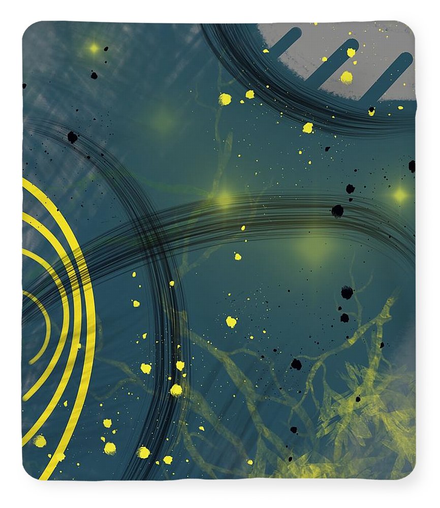 Jaune Abstrait - Blanket