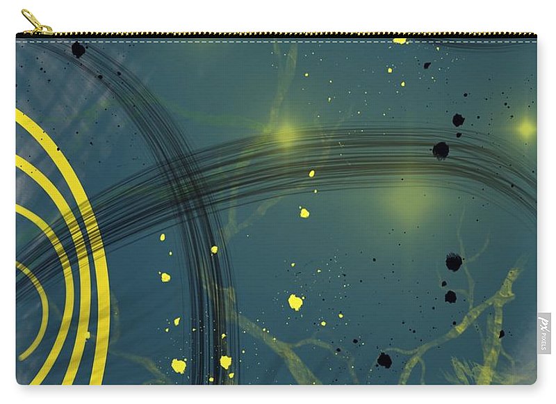 Jaune Abstrait - Carry-All Pouch
