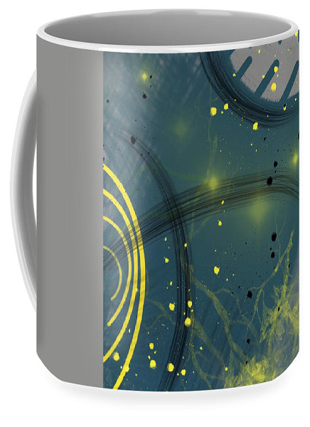 Jaune Abstrait - Mug