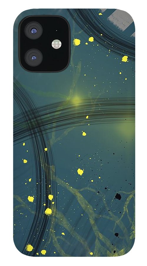 Jaune Abstrait - Phone Case