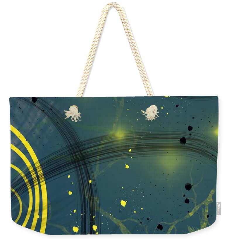 Jaune Abstrait - Weekender Tote Bag