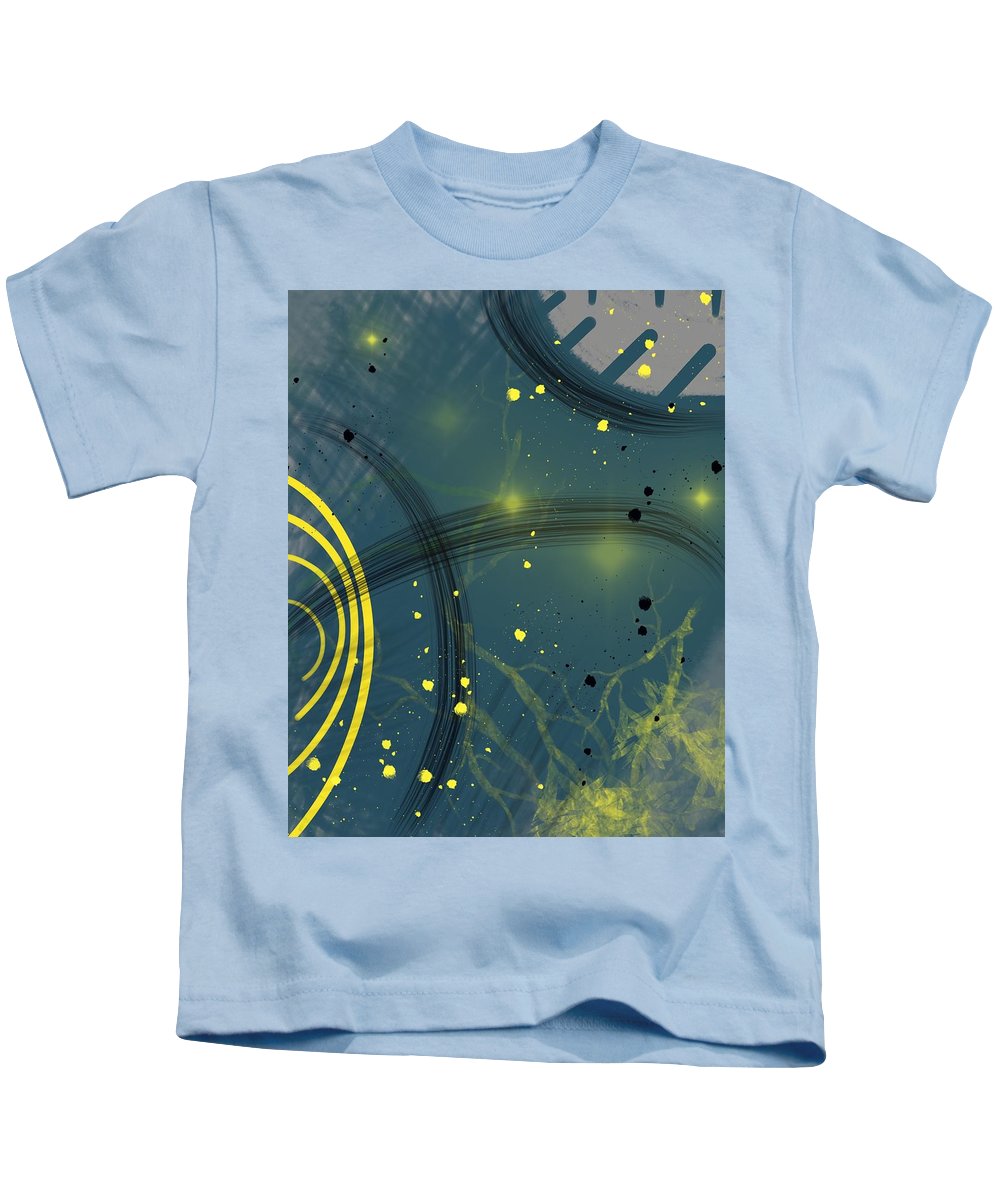 Jaune Abstrait - Kids T-Shirt