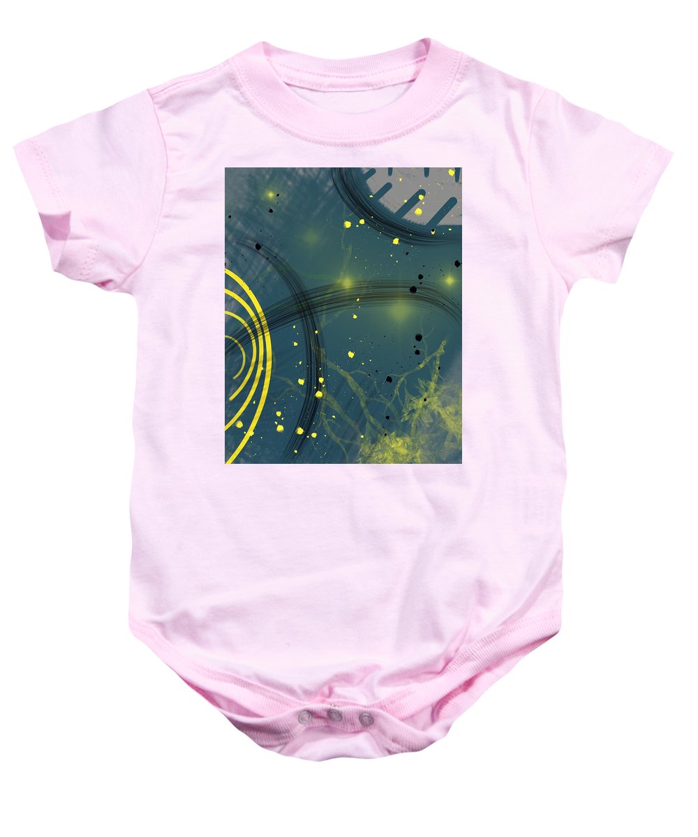 Jaune Abstrait - Baby Onesie