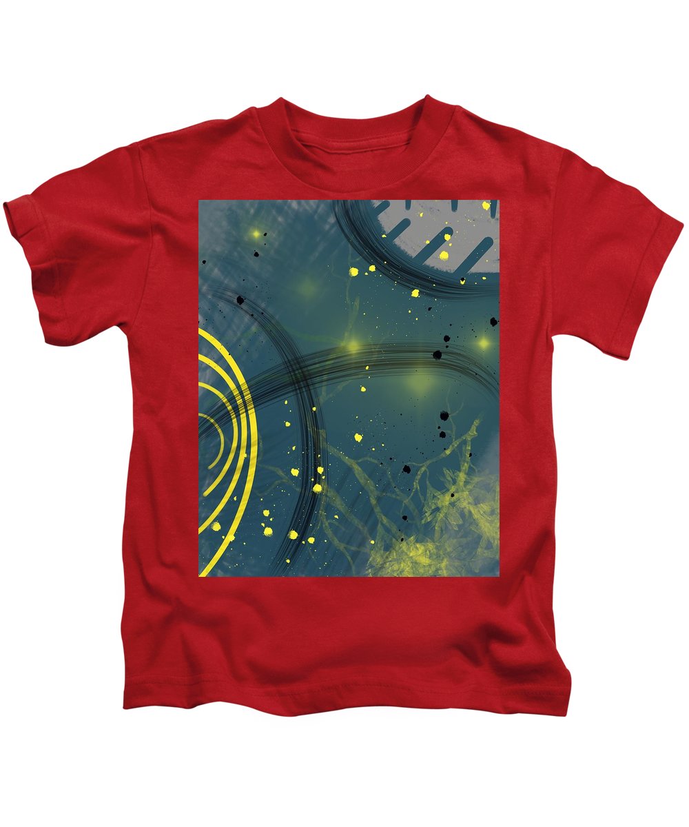 Jaune Abstrait - Kids T-Shirt