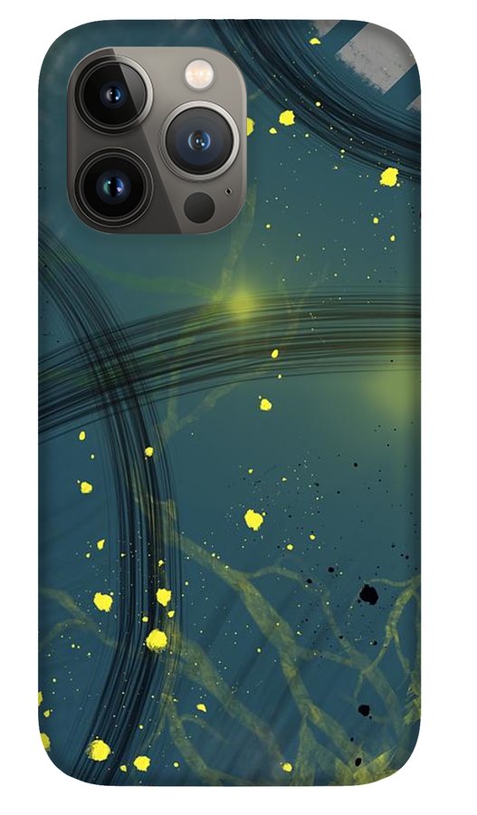 Jaune Abstrait - Phone Case