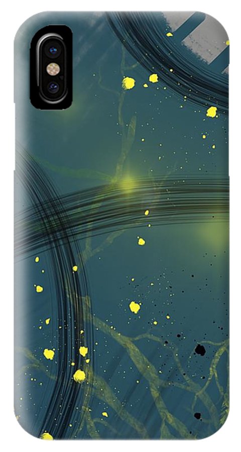 Jaune Abstrait - Phone Case