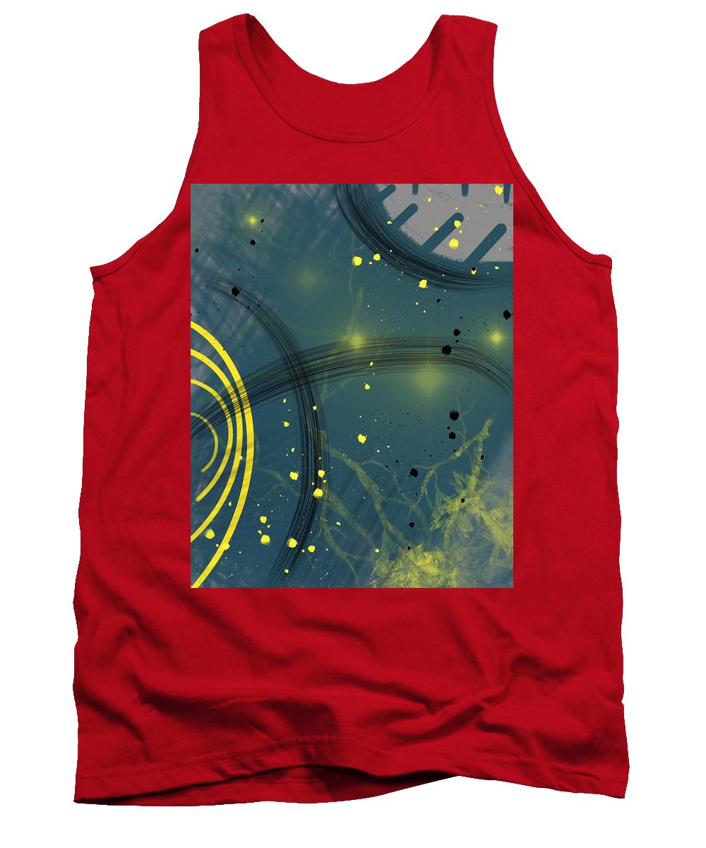 Jaune Abstrait - Tank Top