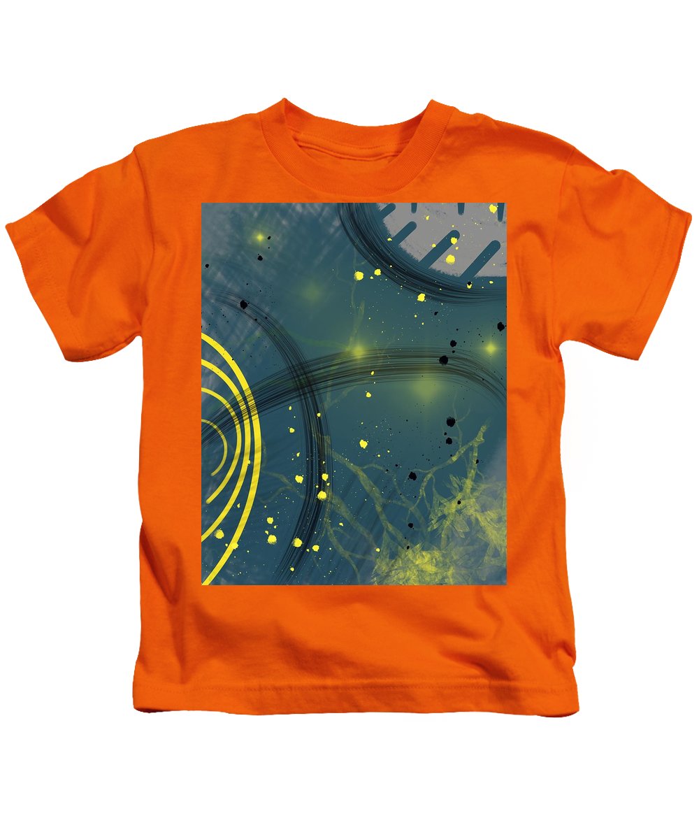 Jaune Abstrait - Kids T-Shirt