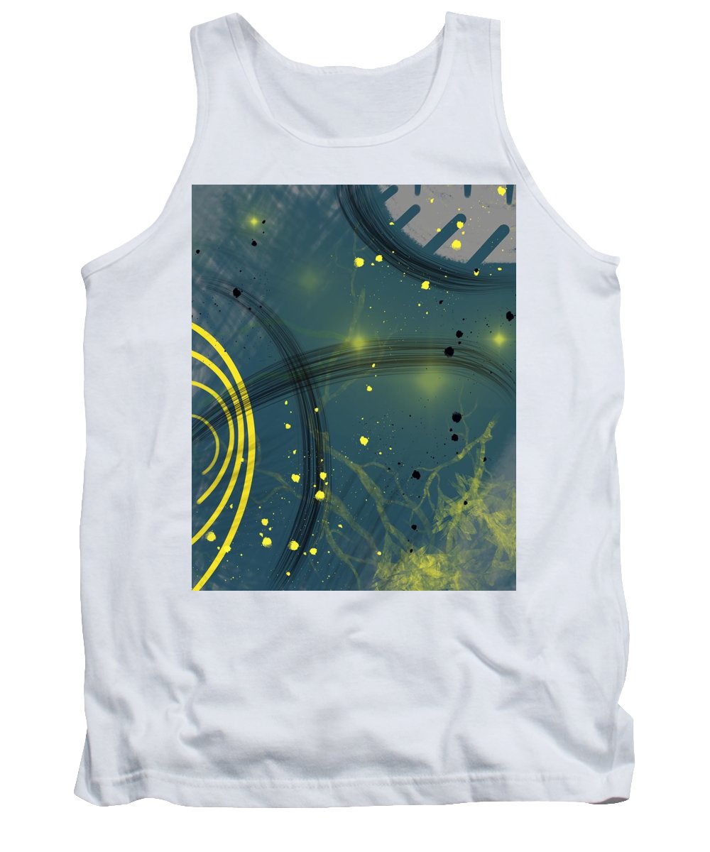 Jaune Abstrait - Tank Top