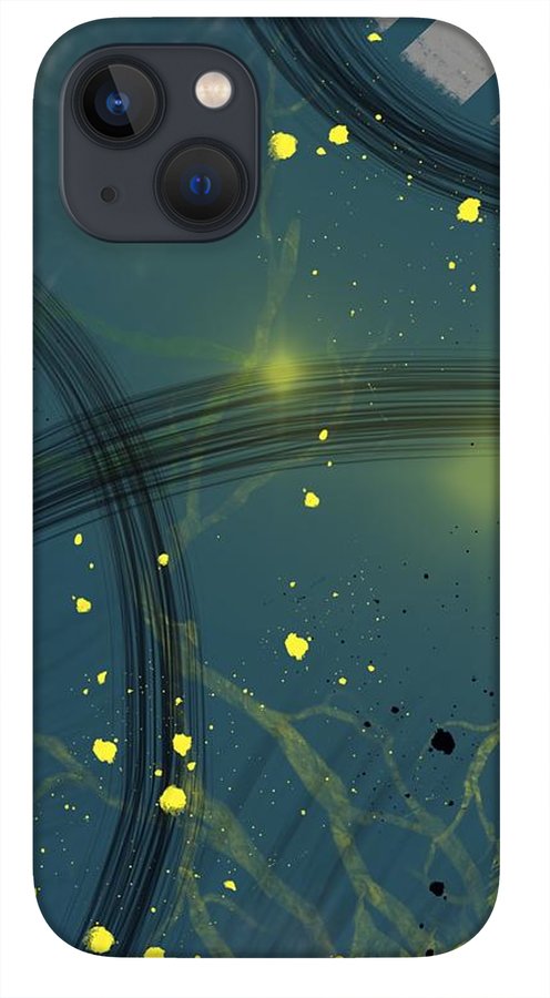 Jaune Abstrait - Phone Case