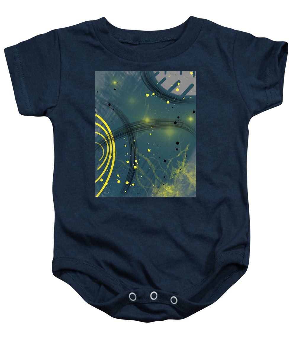 Jaune Abstrait - Baby Onesie