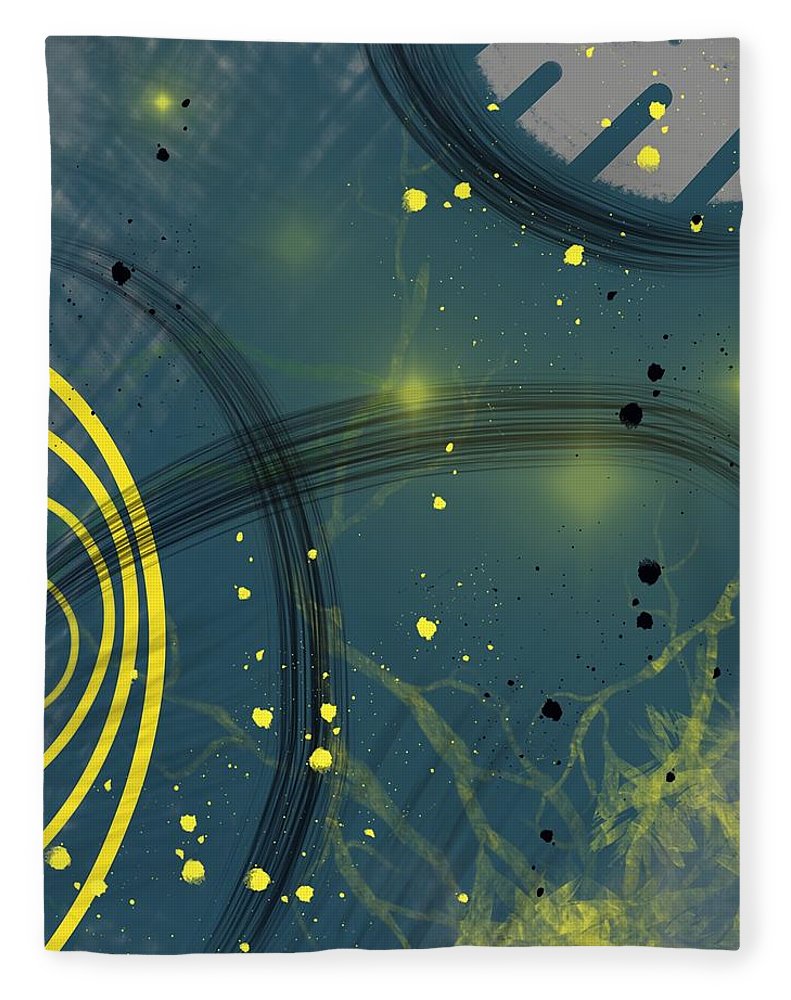 Jaune Abstrait - Blanket