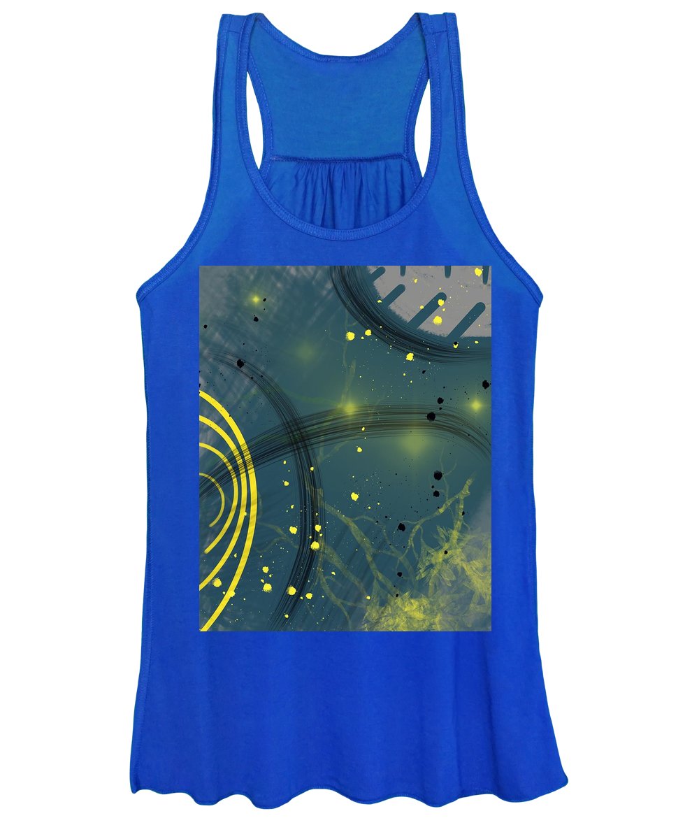 Jaune Abstrait - Women's Tank Top