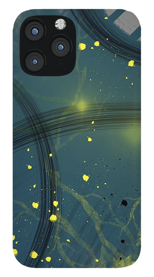 Jaune Abstrait - Phone Case