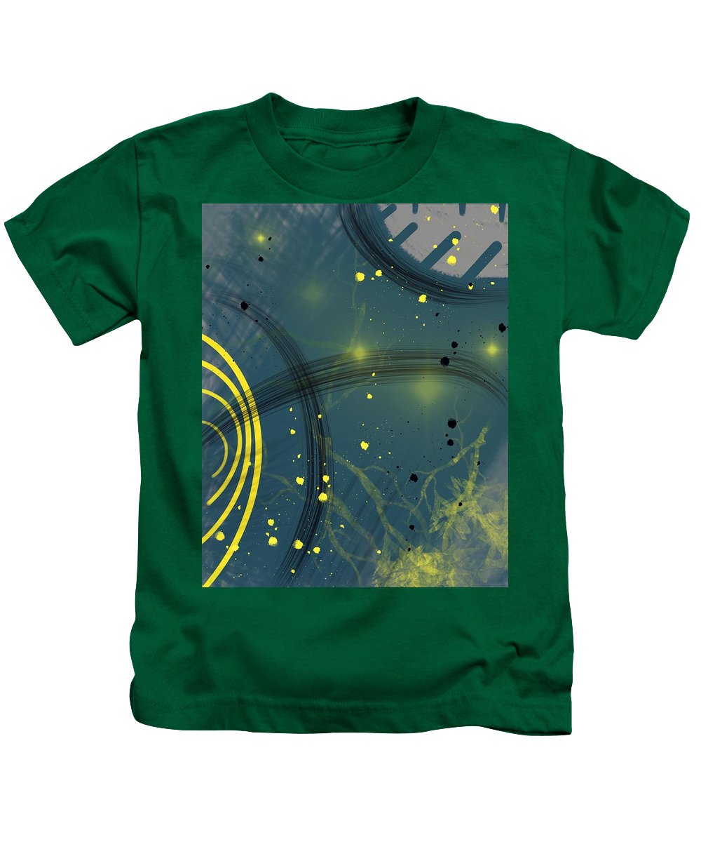 Jaune Abstrait - Kids T-Shirt
