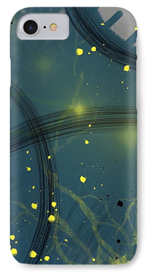 Jaune Abstrait - Phone Case