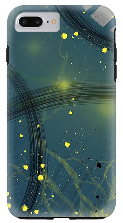 Jaune Abstrait - Phone Case