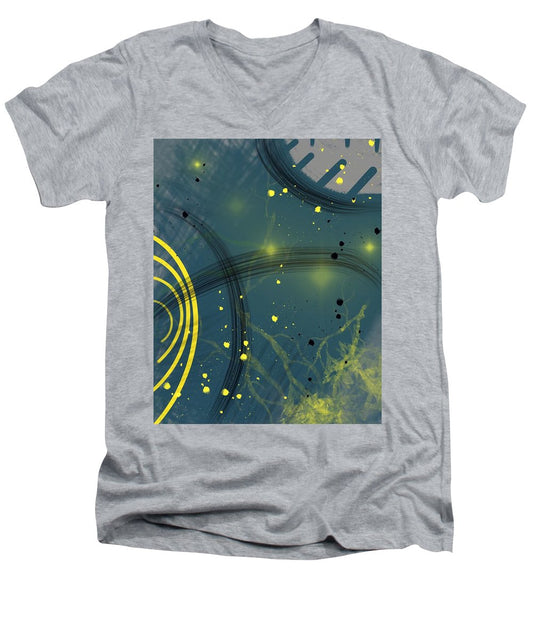 Jaune Abstrait - Men's V-Neck T-Shirt