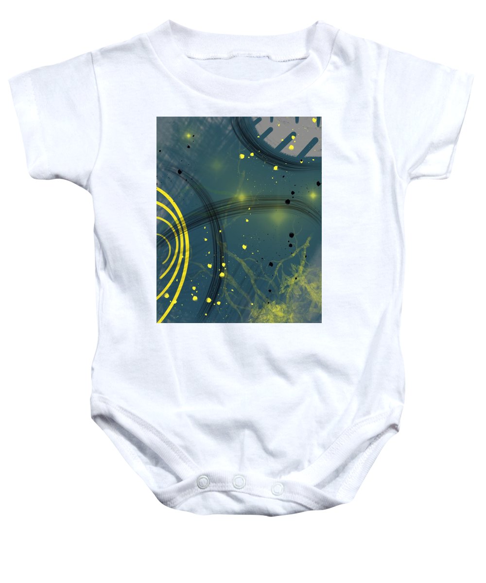 Jaune Abstrait - Baby Onesie