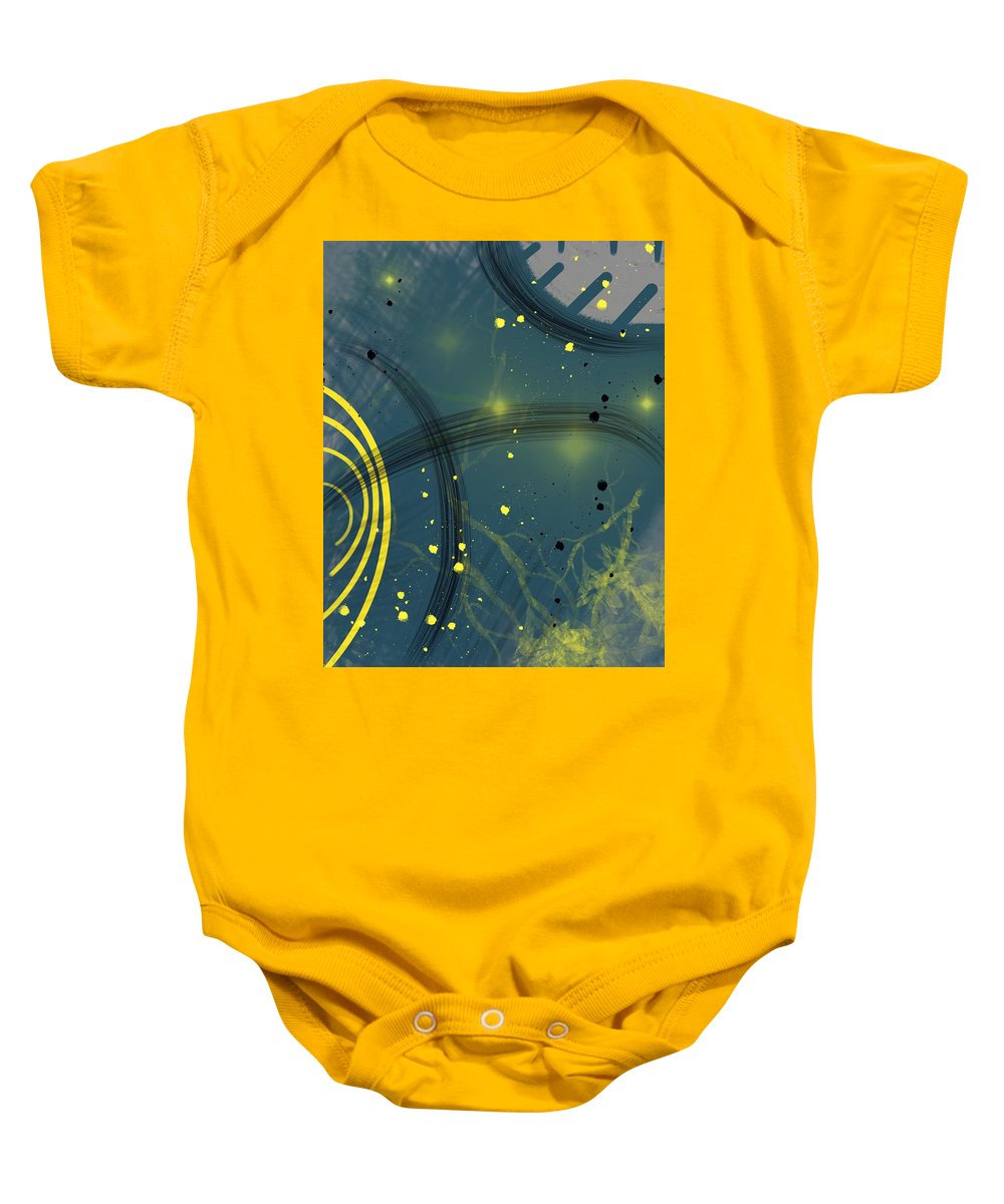 Jaune Abstrait - Baby Onesie