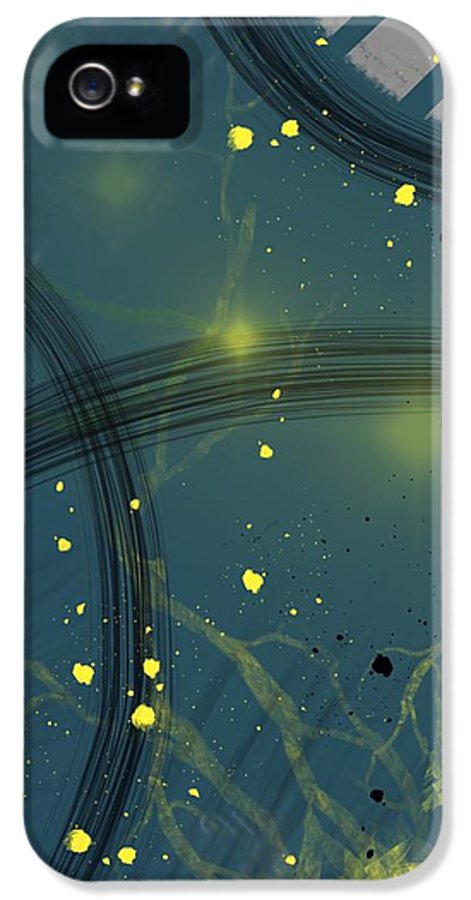 Jaune Abstrait - Phone Case